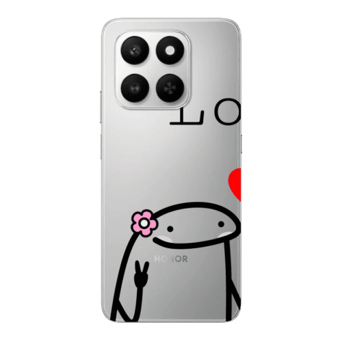 Honor Magic 400 Smart Love 1 Transparent Silicone TPU Θήκη